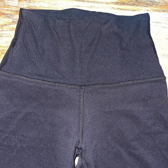 LULULEMON ribbed cuff/waist legging/4 /black LWSFSOS - Picture 3 of 7